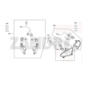 Indicateurs Eagle-Wing Napoli marron