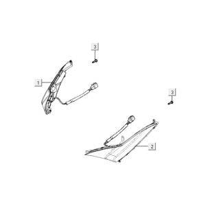 Clignotants Kymco Xciting 400i Jaune