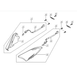 Clignotants Kymco Xciting 500i