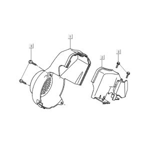 Frigo Kymco ZX 2t ac argent-orange