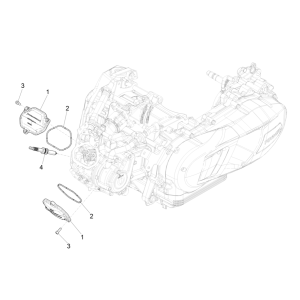 Couvre-tête Piaggio Medley 125 ABS E5 2021-2022 (EMEA)