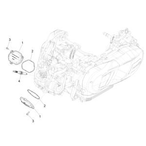 Couvre-tête pour Vespa GTS 125 4T E5 ABS 2021 (EMEA)