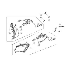 Optique de phareMXU 400