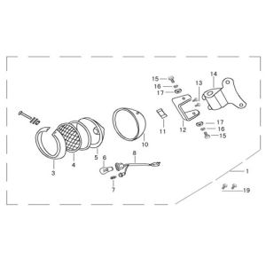 Optique de phareAGM Joy anthracite mat