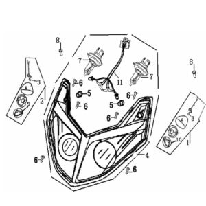 Optique de phareGeneric Xor competition 2009 2 temps