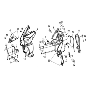 Phare et clignotants Sym Symphony SR 50 Silver (S880S)