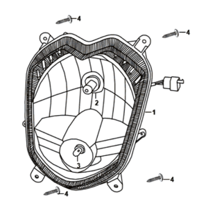 Koplamp KPL. Sym Orbit III 125I E4
