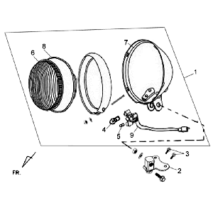 Optique champagne PharekPL Sym Allo (WH871)