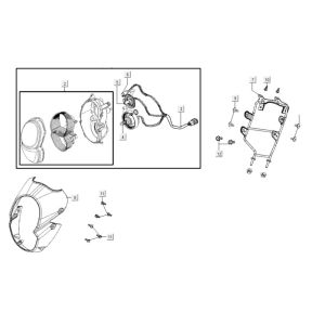 Optique de phareKymco K-Pipe 125cc