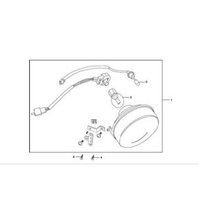 Optique de phareRover Fun 4 temps