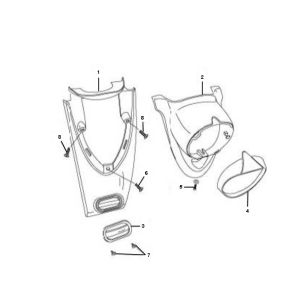 Spoiler de phare Rover Fun 4 temps