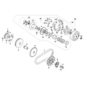 Couplage-variateur Senzo RivaLux S 4 temps