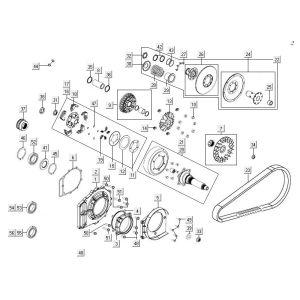 Embrayage Kymco MXU 500