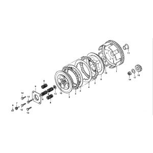 Embrayage Honda MTX-SH