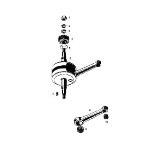 Vilebrequin Kreidler 4 Accélération