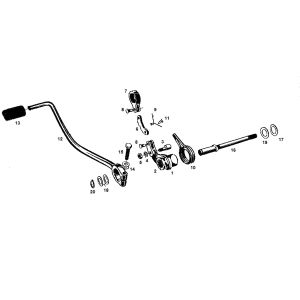 Arbre de commutateur Kreidler 4 Accelerate