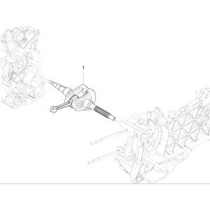 Vilebrequin Piaggio Fly 125 4 temps 3V IE E3