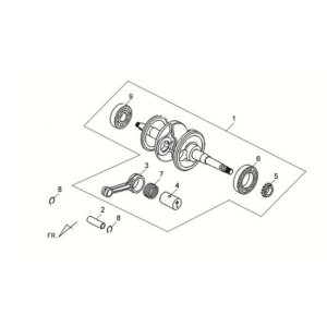 Vilebrequin Sym Fiddle II 125S