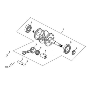 Vilebrequin Sym X'PRO 125