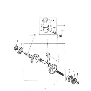 Vilebrequin Yamaha Bw's 2 temps