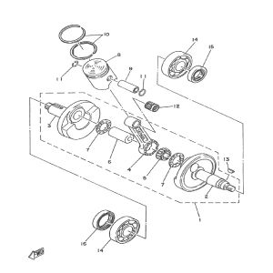 Vilebrequin Yamaha DT-50 MX