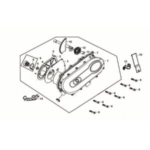 L. crank case cover Sym Crox 50 E5