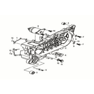 L. crank case Sym Crox 50 E5