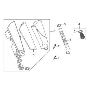Boîte à air  Berini Speedy 4 temps
