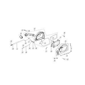 Bouchons de filtre à air Kymco New Sento 4 temps 50i Blanc