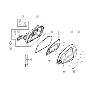 Boîte à air  Kymco Downtown 125i