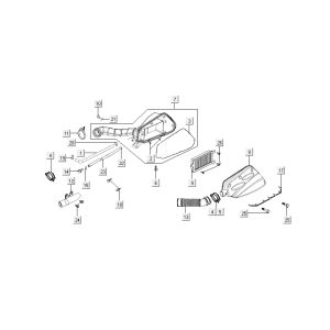 Boîte à air  Kymco New Dink 4 temps or