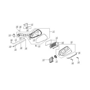 filtre à air Kymco People S 4 temps Elegance noir