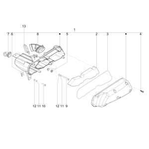 Boîte à air  Piaggio NRG Power DD 2007-2017