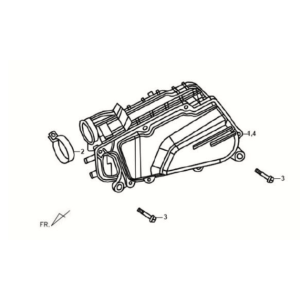 Boîte à air  Sym Fiddle II 125S