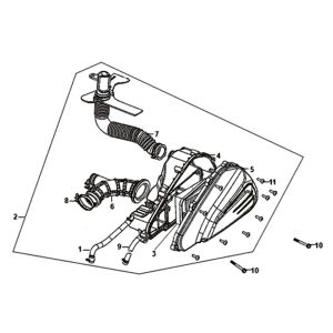 Boîte à air  Sym Orbit III E4