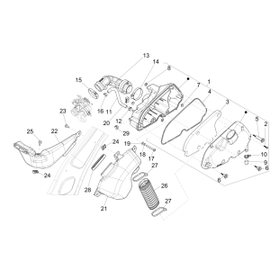 Boîte à air  Vespa Primavera 125 4T 3V IE ABS