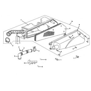 Boîte à air  Viraggio Sensa 4 temps