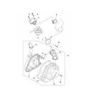 Boîte à air  Yamaha Aerox 2 temps 2013