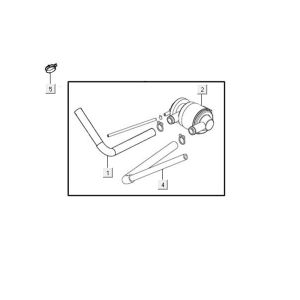 Membrane à air AGILITY 16+ 4T 125 Mat Métallique Bleu Clair