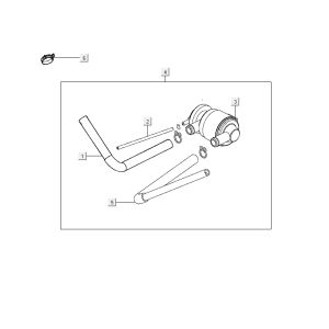 Membrane à air Kymco City 16' 4 temps blanche