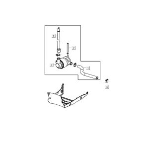 Membrane d'air Kymco Delivery 4 temps blanche