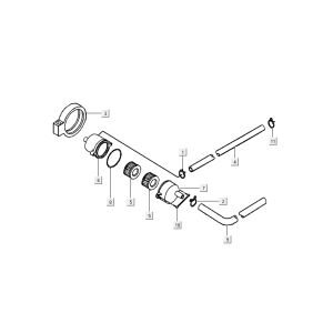 Boite à clapet pneumatique Kymco Grand Dink 2 temps Titane