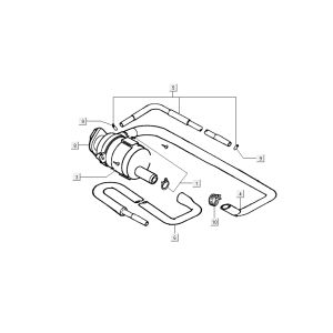 Membrane d'air Kymco New Dink 4 temps gris foncé