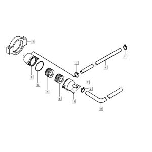 Membrane à air Kymco Yup 2T AC classic green