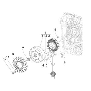 Allumage Piaggio Zip 2000 2 temps AC