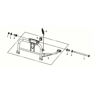 Béquille principale Sym Symphony ST 50 E5