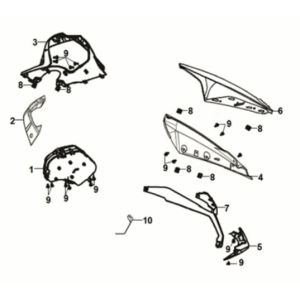 Pare-vent Sym Jet 14 50I E5