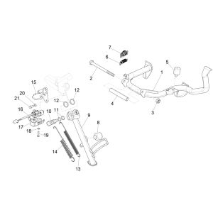 Vespa GTS 125 4 temps IE ABS Euro4 milieu de gamme 2016-2018