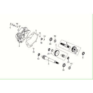 Engrenage - Boîte de vitesses - Sym Fiddle All Euro 5