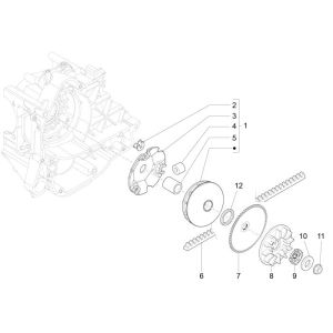 Variateur Piaggio New Fly 4 temps 4 soupapes